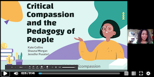 title slide for critical compassion session